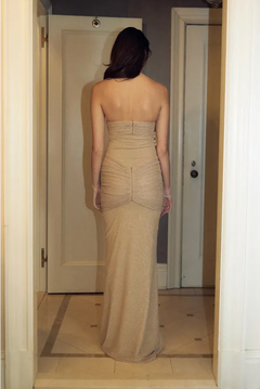 Women's Shiny Tube Top Dress